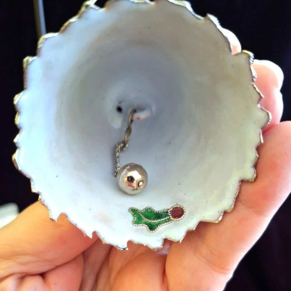 Cloisonni Christmas bell